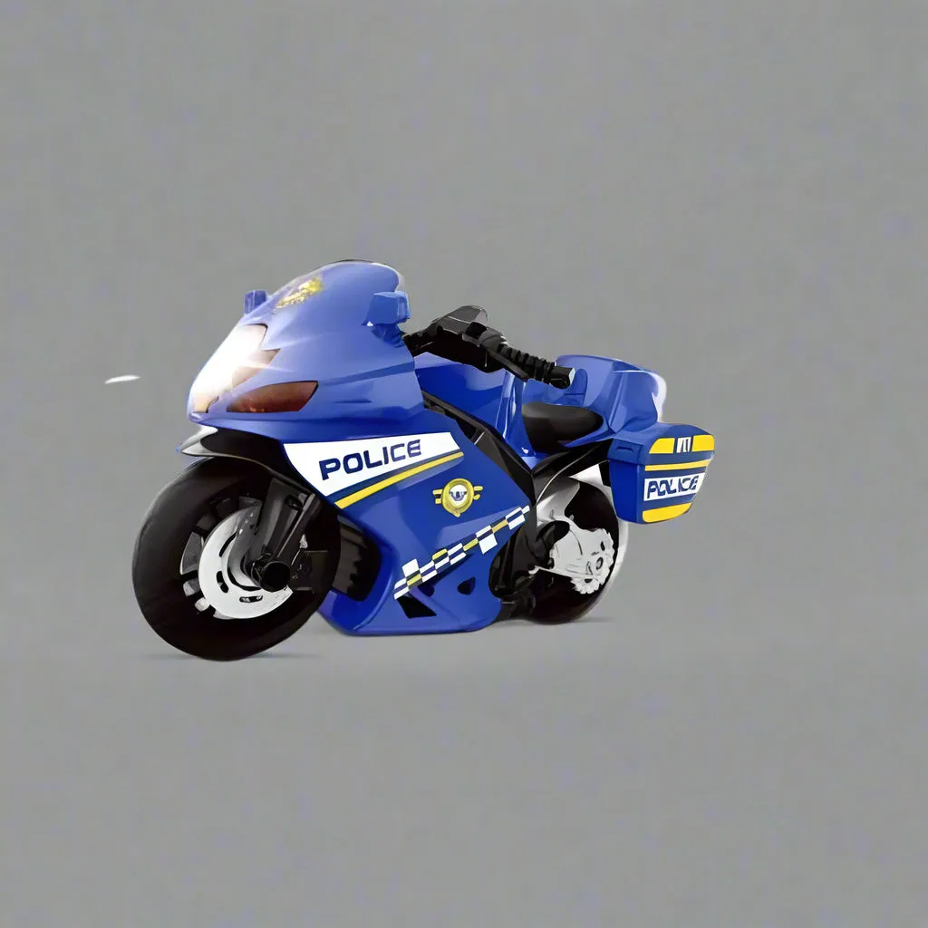 1:14 POLICE MOTO FUN ALLOY DIECAST MODEL BIKE