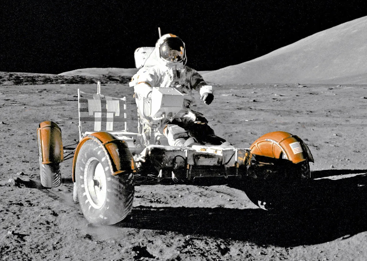 Authentic Cards Lunar Rover Postcard