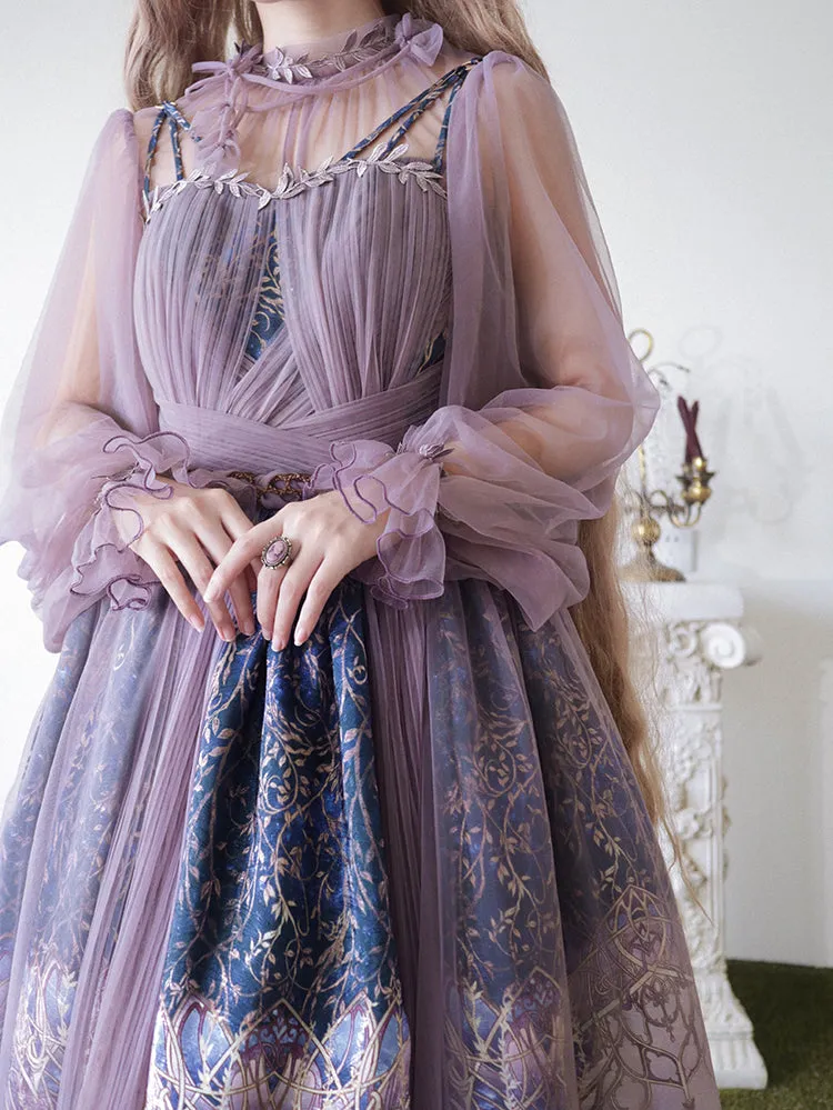 (Buy for me) FunCcino~Dense Forest Corridor~Elegant Lolita Blouse and Cape