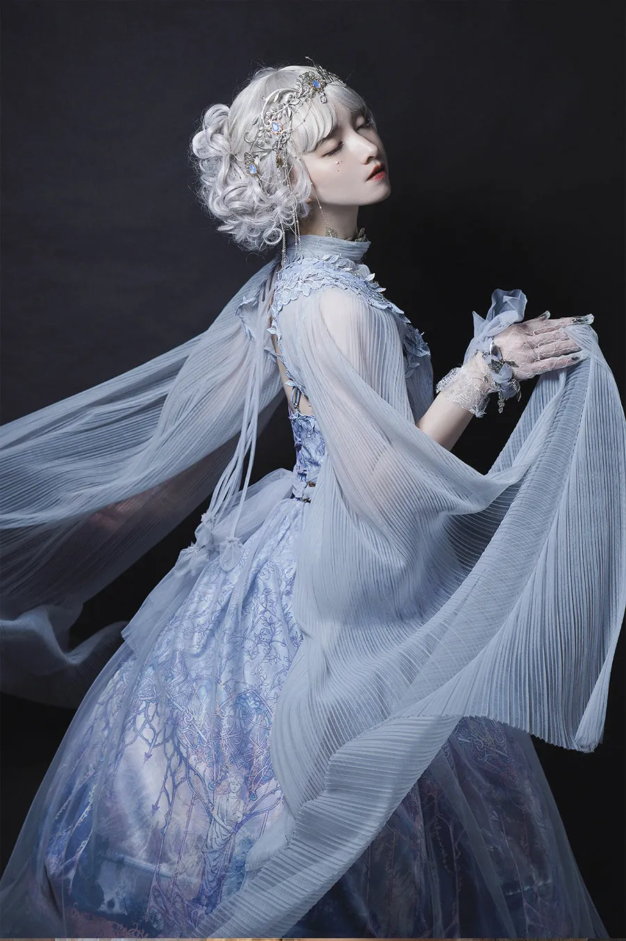 (Buy for me) FunCcino~Dense Forest Corridor~Elegant Lolita Blouse and Cape