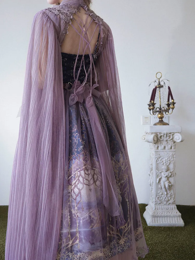 (Buy for me) FunCcino~Dense Forest Corridor~Elegant Lolita Blouse and Cape