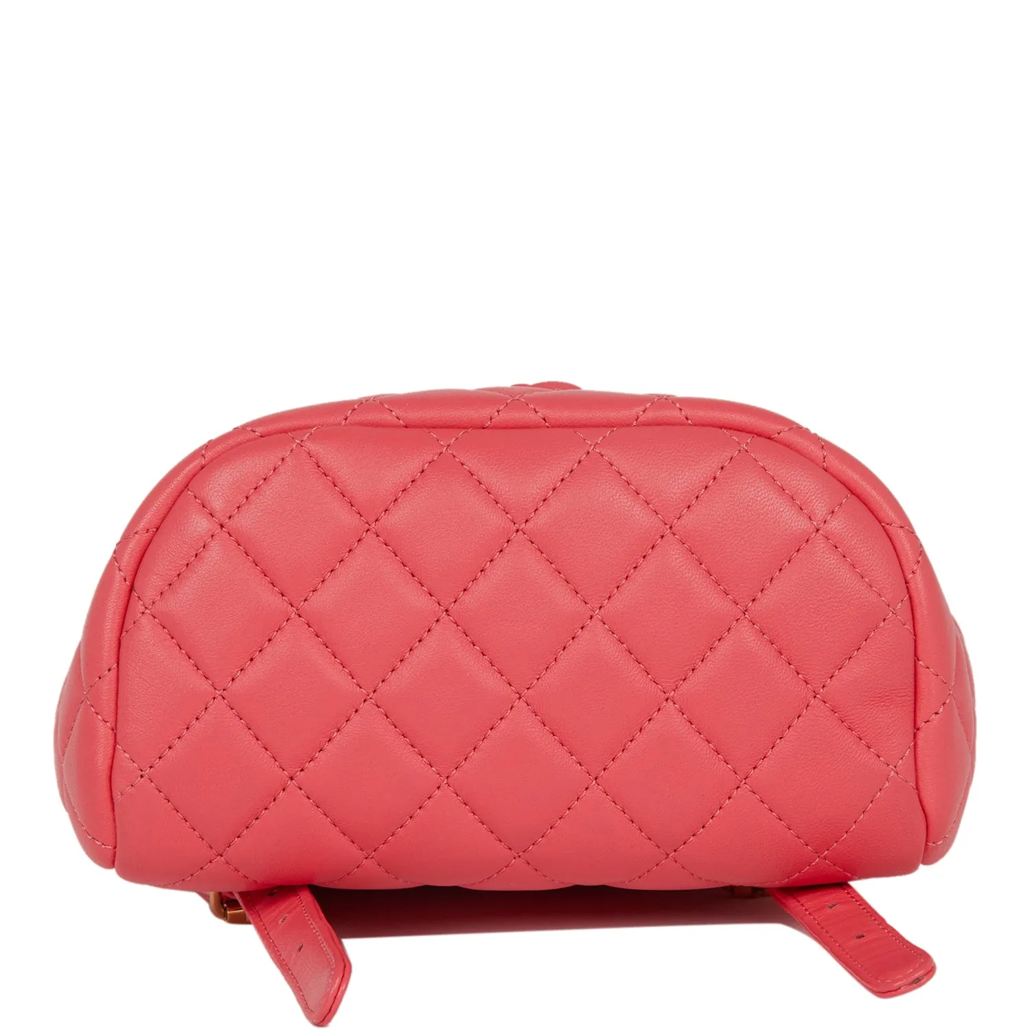 Chanel Mini Urban Spirit Backpack Rose Lambskin Gold Hardware