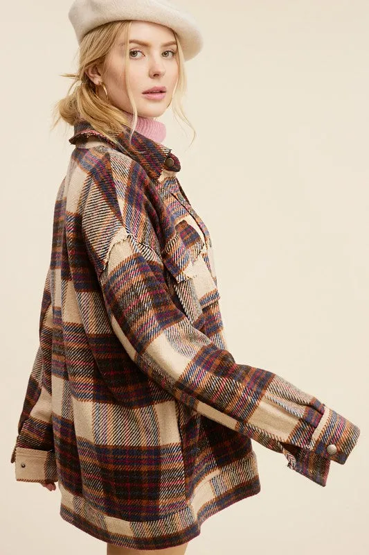Hailee Plaid Jacket