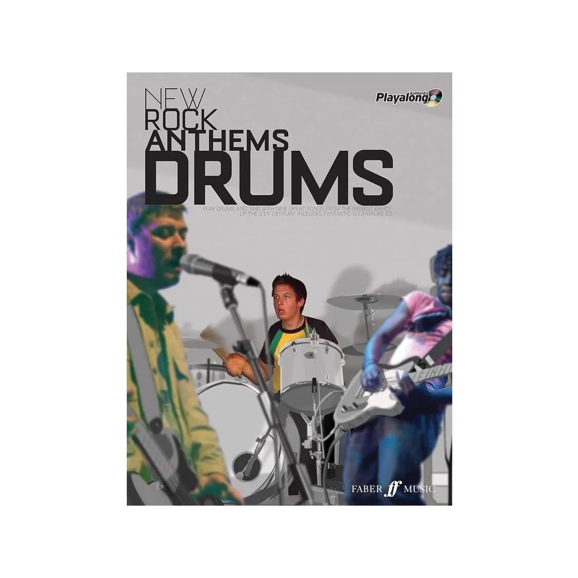 New Rock Anthems Authentic Drums Playalong (Drums)